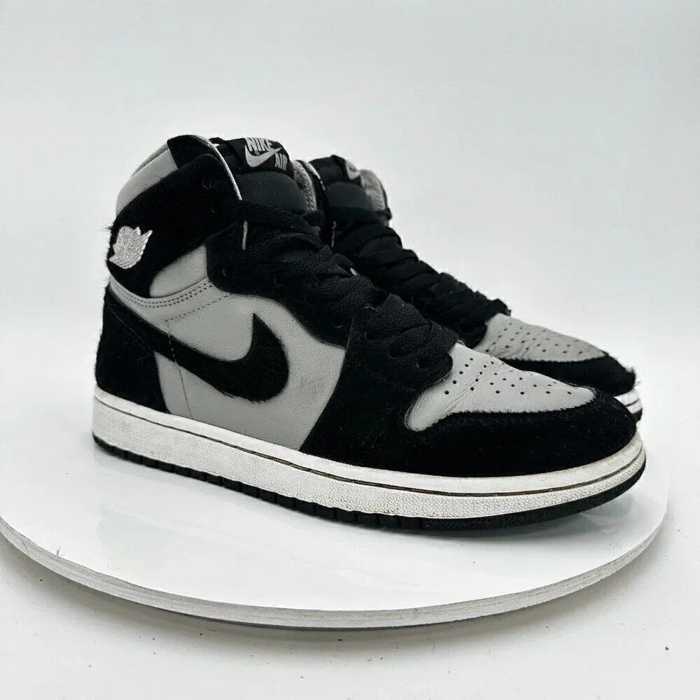 Nike Air Jordan 1 Retro High Women Sz 7.5 DZ2523-001 Medium Grey White Shoe